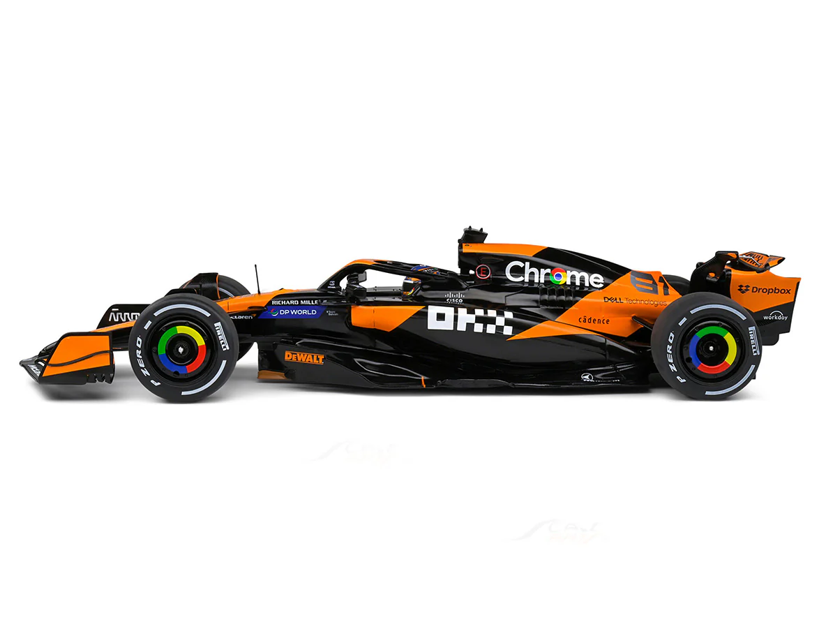 2024 McLaren MCL38 Miami GP O Piastri 1:18 Solido licensed diecast scale model car collectible - Image 2