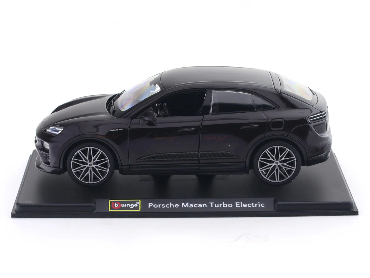 2024 Porsche Macan Turbo Electric 1:24 Bburago Licensed Diecast Scale Model Car Collectible - Image 9