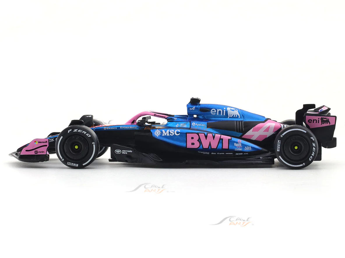 2025 Alpine A525 P Gasly Monaco GP 1:43 Bburago licensed Formula 1 diecast scale model - Image 4