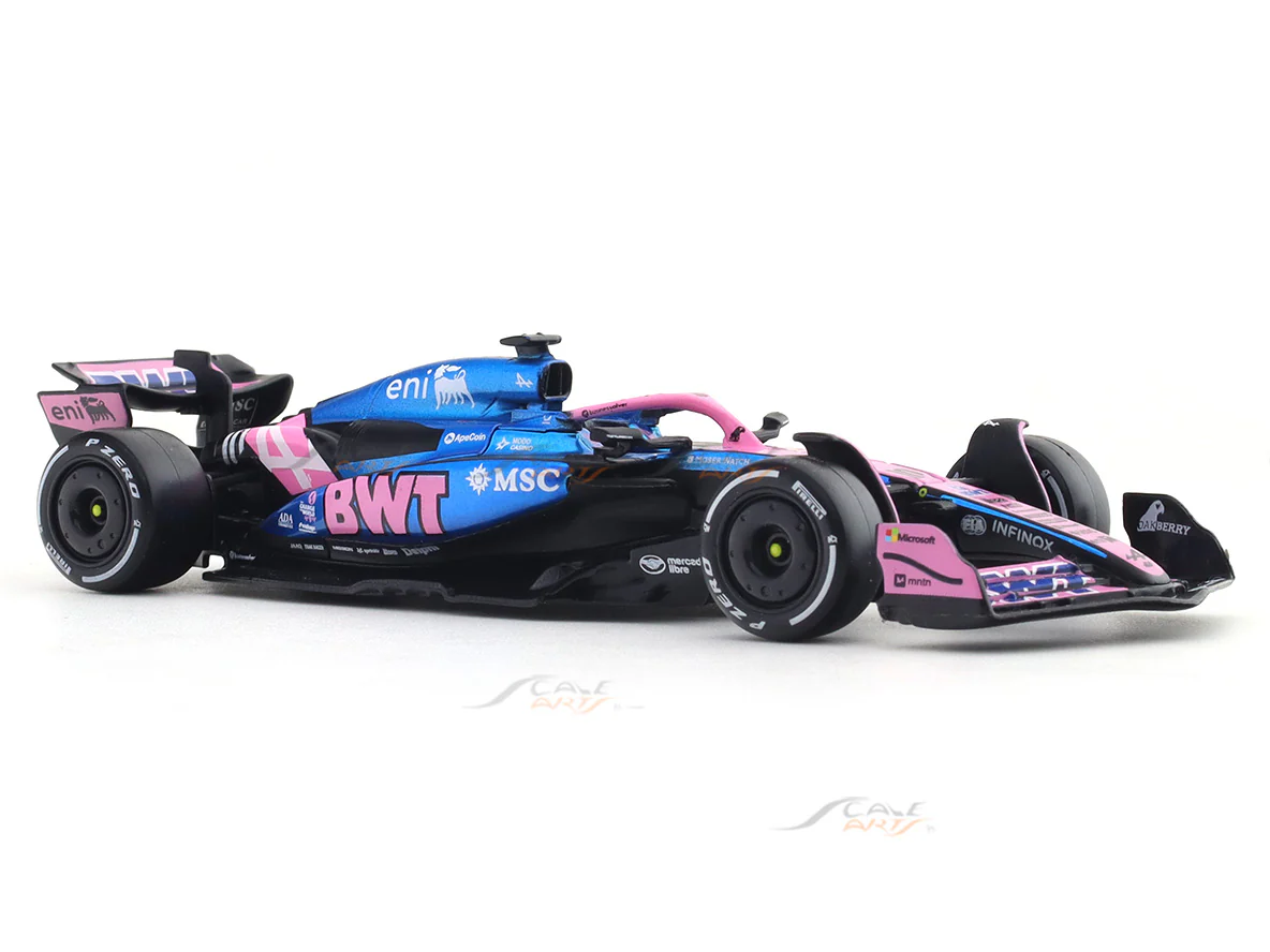2025 Alpine A525 P Gasly Monaco GP 1:43 Bburago licensed Formula 1 diecast scale model - Image 8