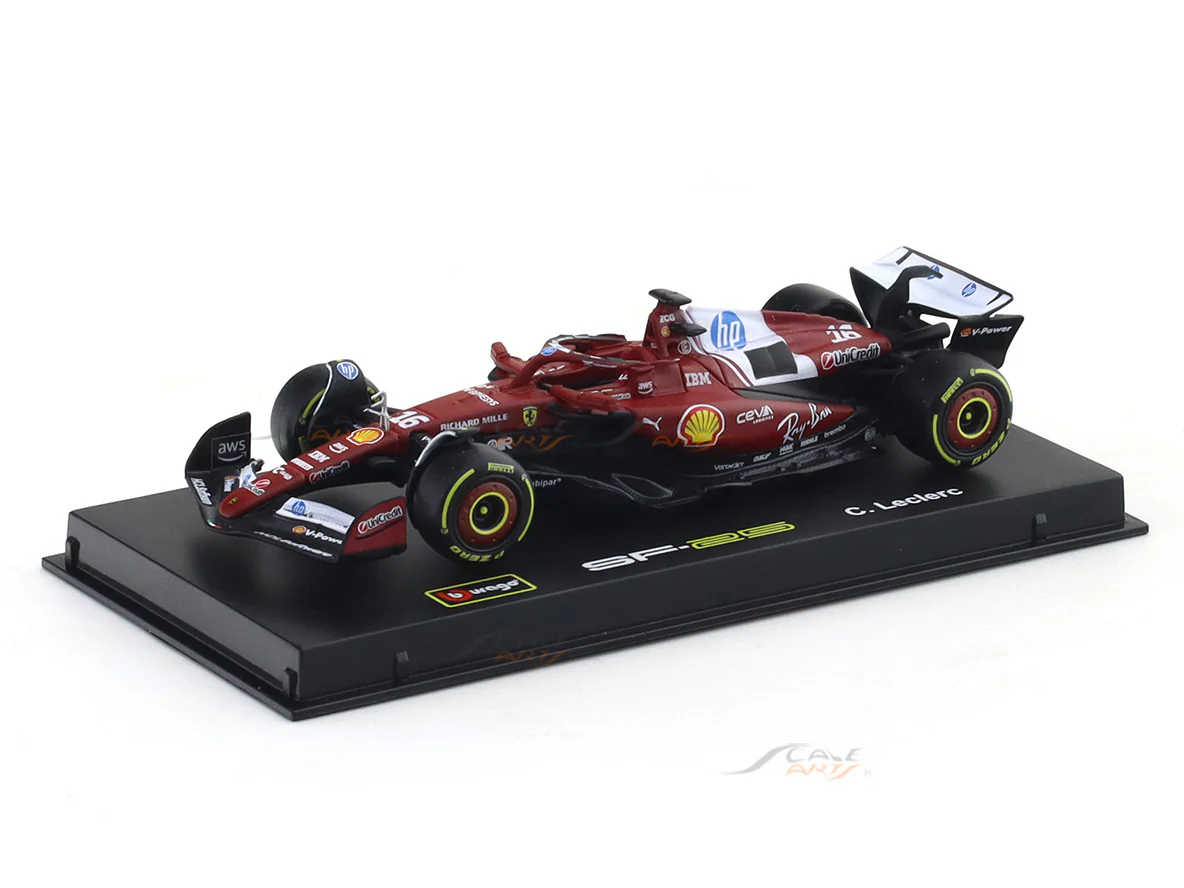 2025 Ferrari SF-25 Charles Leclerc Australia GP 1:43 Bburago licensed Formula 1 diecast scale model - Image 11