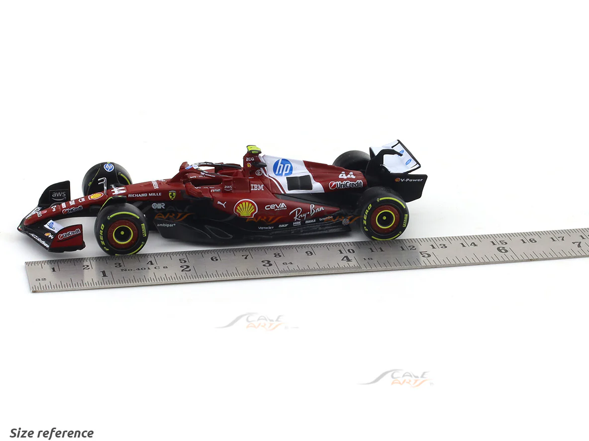 2025 Ferrari SF-25 Lewis Hamilton Australia GP 1:43 Bburago licensed Formula 1 diecast scale model - Image 13