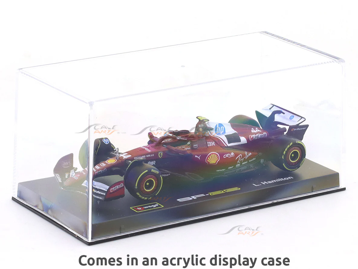 2025 Ferrari SF-25 Lewis Hamilton Australia GP 1:43 Bburago licensed Formula 1 diecast scale model - Image 2