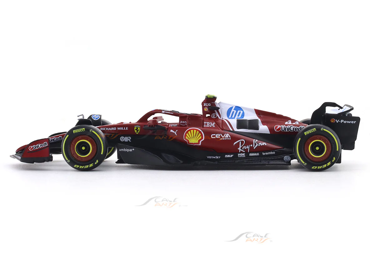 2025 Ferrari SF-25 Lewis Hamilton Australia GP 1:43 Bburago licensed Formula 1 diecast scale model - Image 4