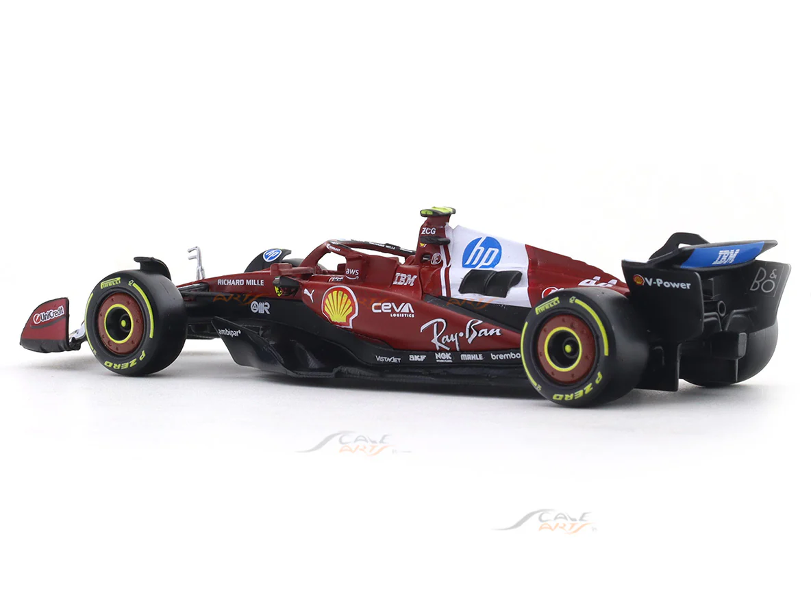 2025 Ferrari SF-25 Lewis Hamilton Australia GP 1:43 Bburago licensed Formula 1 diecast scale model - Image 5