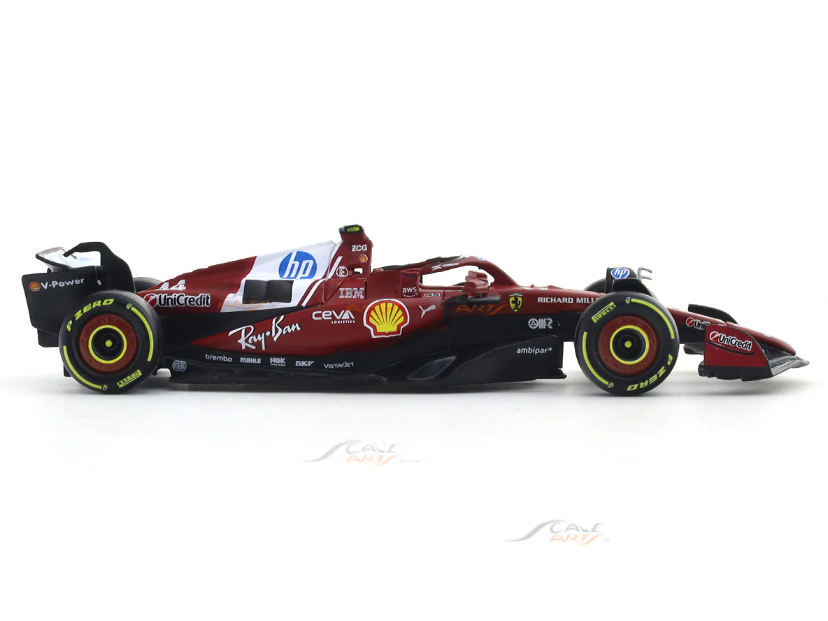 2025 Ferrari SF-25 Lewis Hamilton Australia GP 1:43 Bburago licensed Formula 1 diecast scale model - Image 7