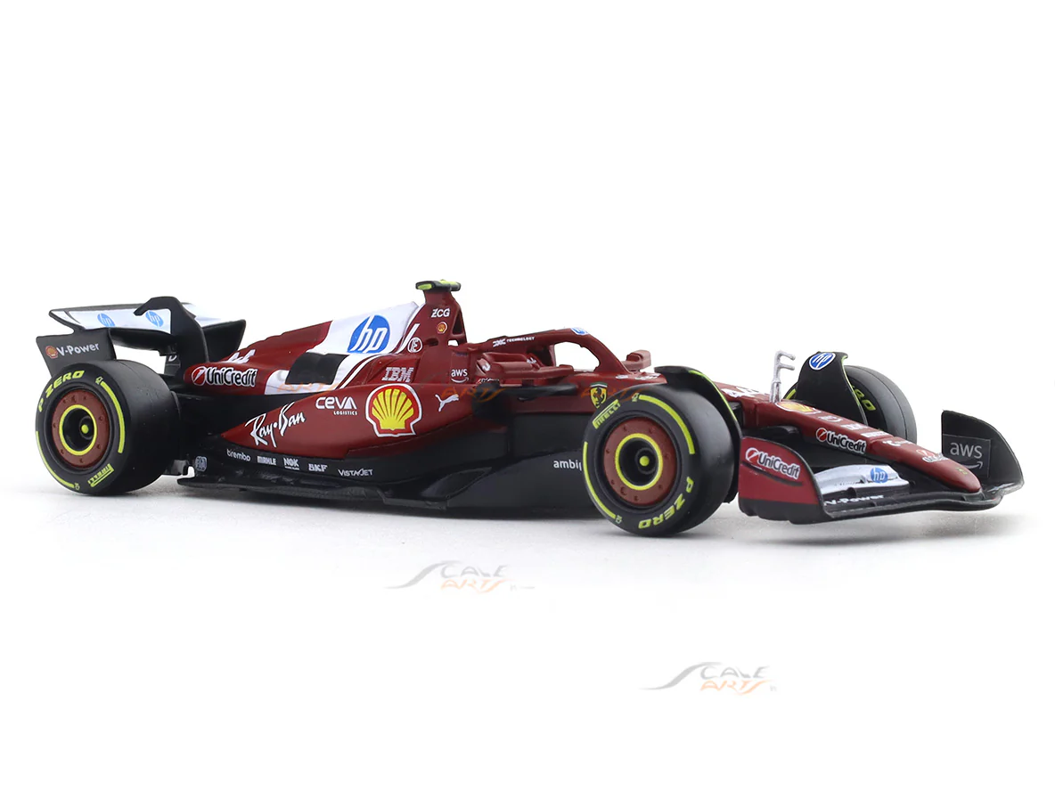 2025 Ferrari SF-25 Lewis Hamilton Australia GP 1:43 Bburago licensed Formula 1 diecast scale model - Image 8