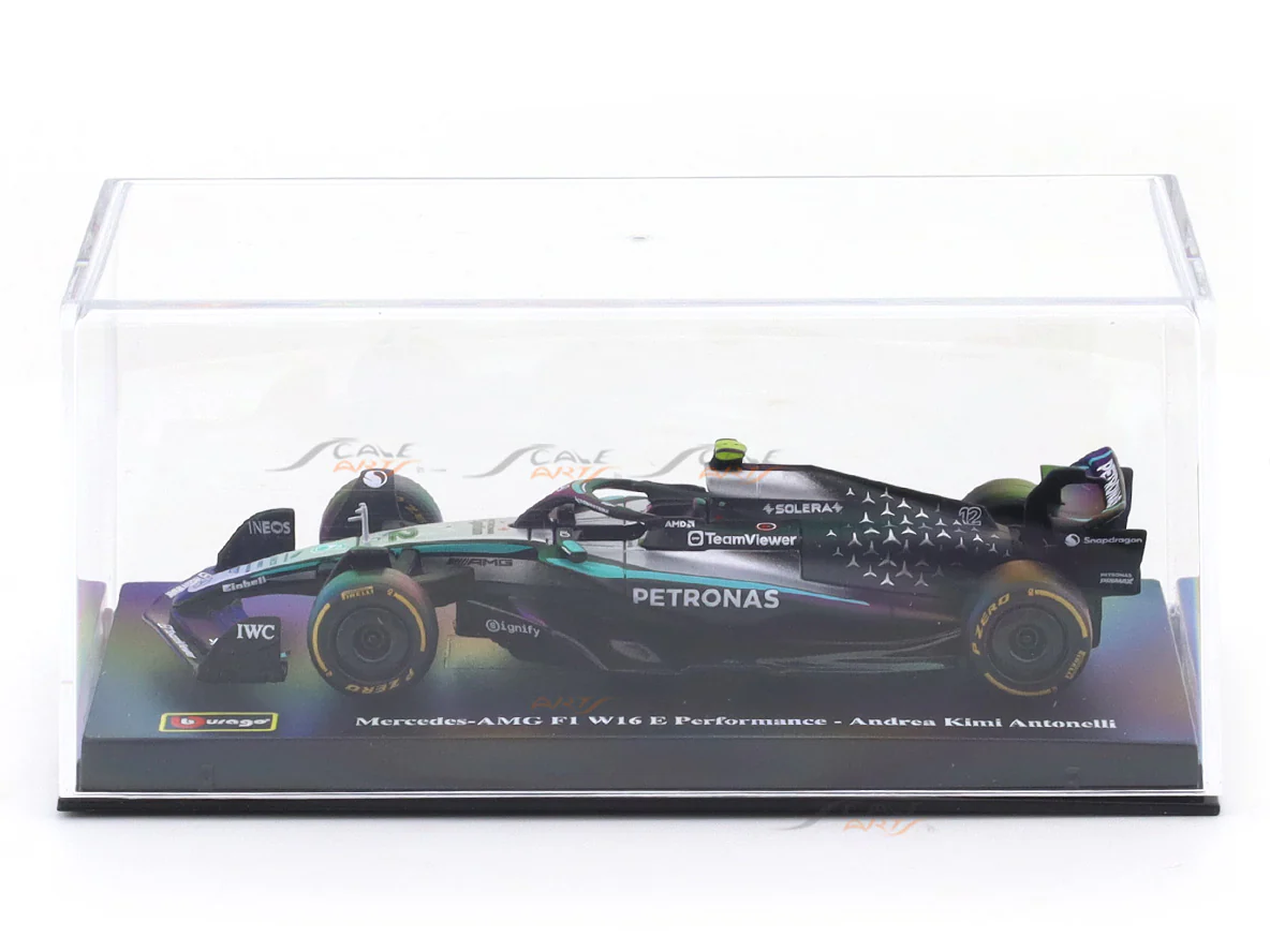 2025 Mercedes-AMG Petronas W16 Kimi Antonelli Australia GP 1:43 Bburago licensed Formula 1 diecast scale model - Image 9