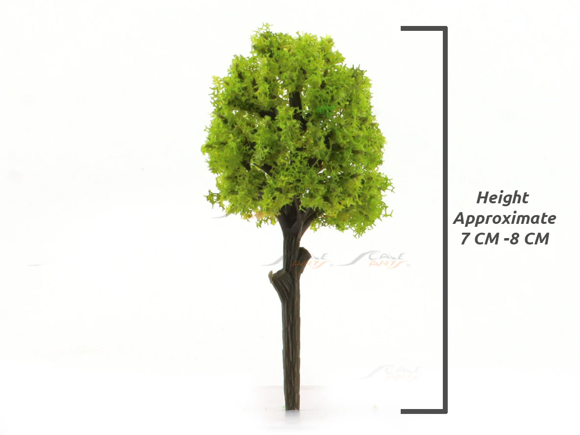 7- 8 cm Miniature Trees set of 7 assorted - Image 2