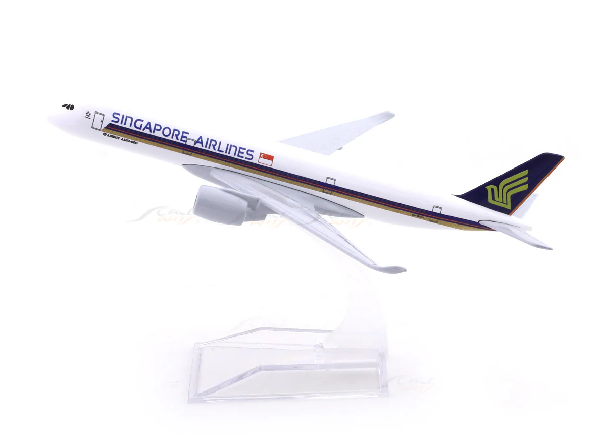 Airbus A350-900 Singapore Airlines 1:400 Diecast Airplane Scale Model | Collectible Aviation Replica