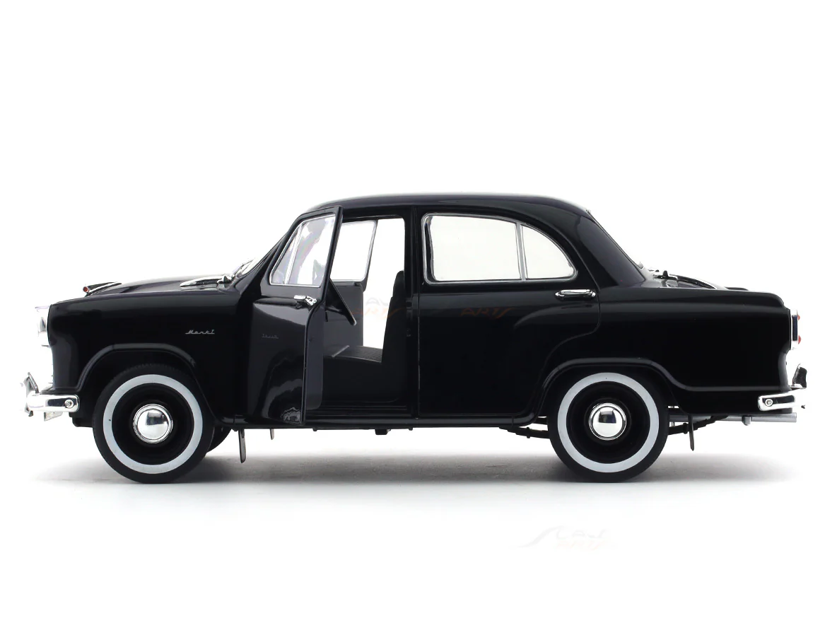 Ambassador MK I black with acrylic case 1:18 Vahanam diecast Scale Model car collectible - Image 9