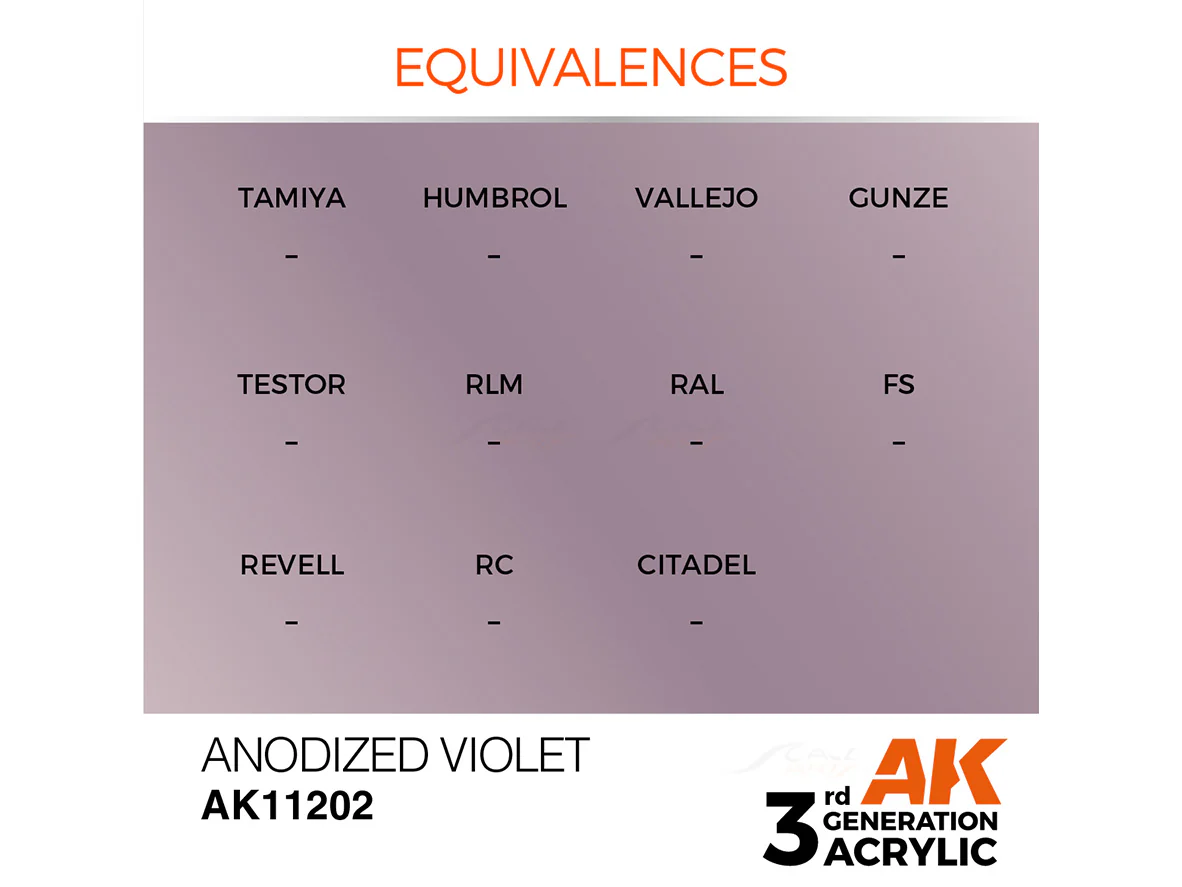 Anodized Violet 17ml AK Interactive acrylic color AK11202 - Image 2