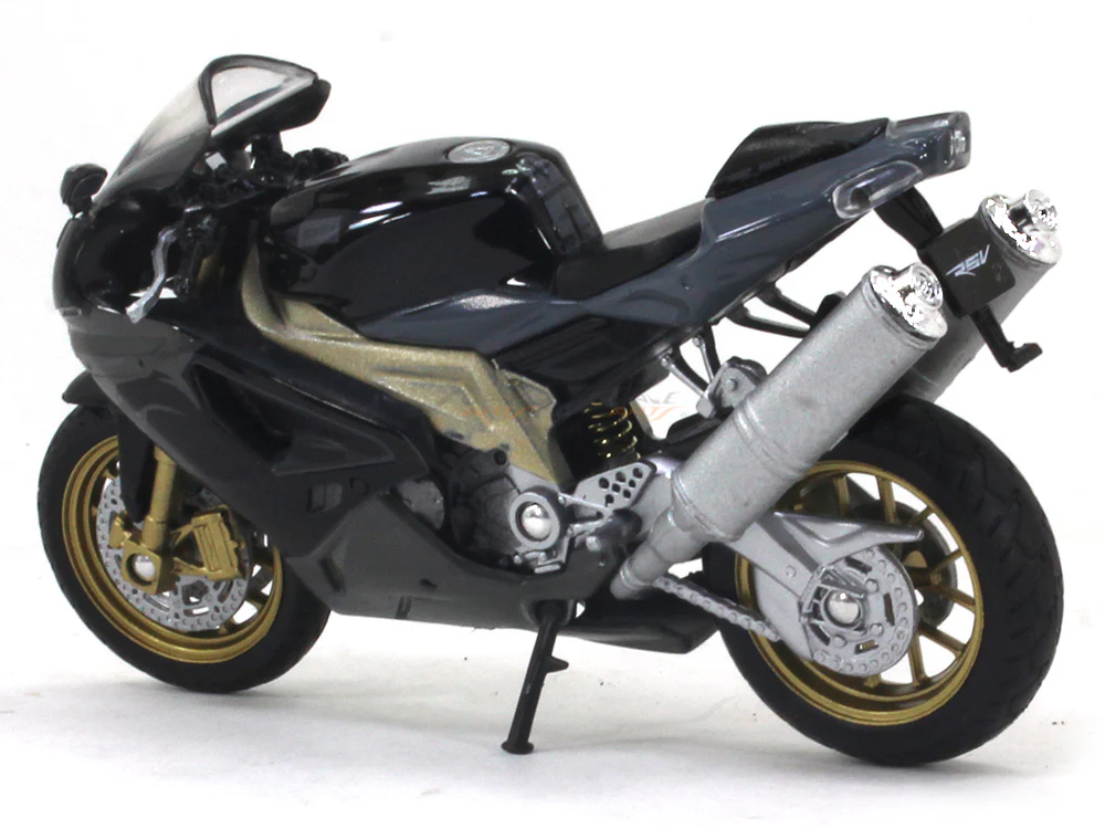 Aprilia RSV 1000R Factory 1:18 Welly diecast Scale Model Bike - Image 3