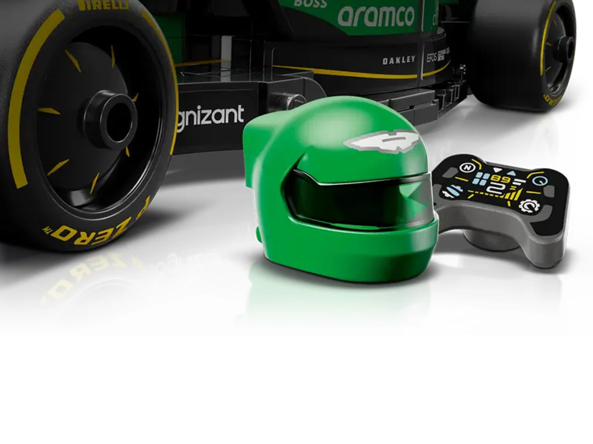 Aston Martin Aramco F1 AMR24 Race Car : LEGO set - Image 6