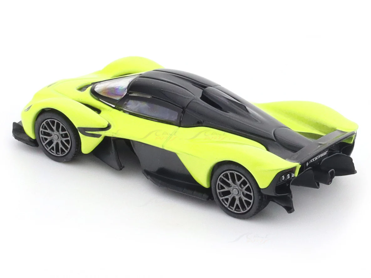 Aston-Martin Valkyrie lime essence 1:64 PosterCars licensed diecast scale model car miniature car - Image 10