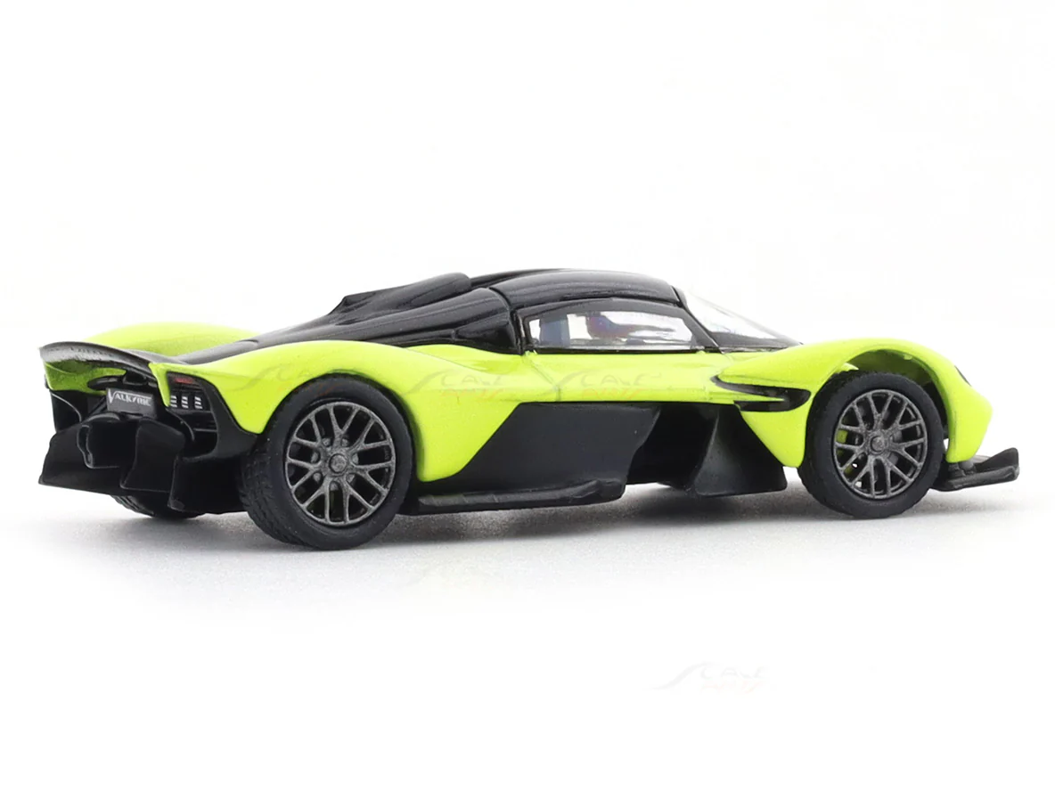 Aston-Martin Valkyrie lime essence 1:64 PosterCars licensed diecast scale model car miniature car - Image 4