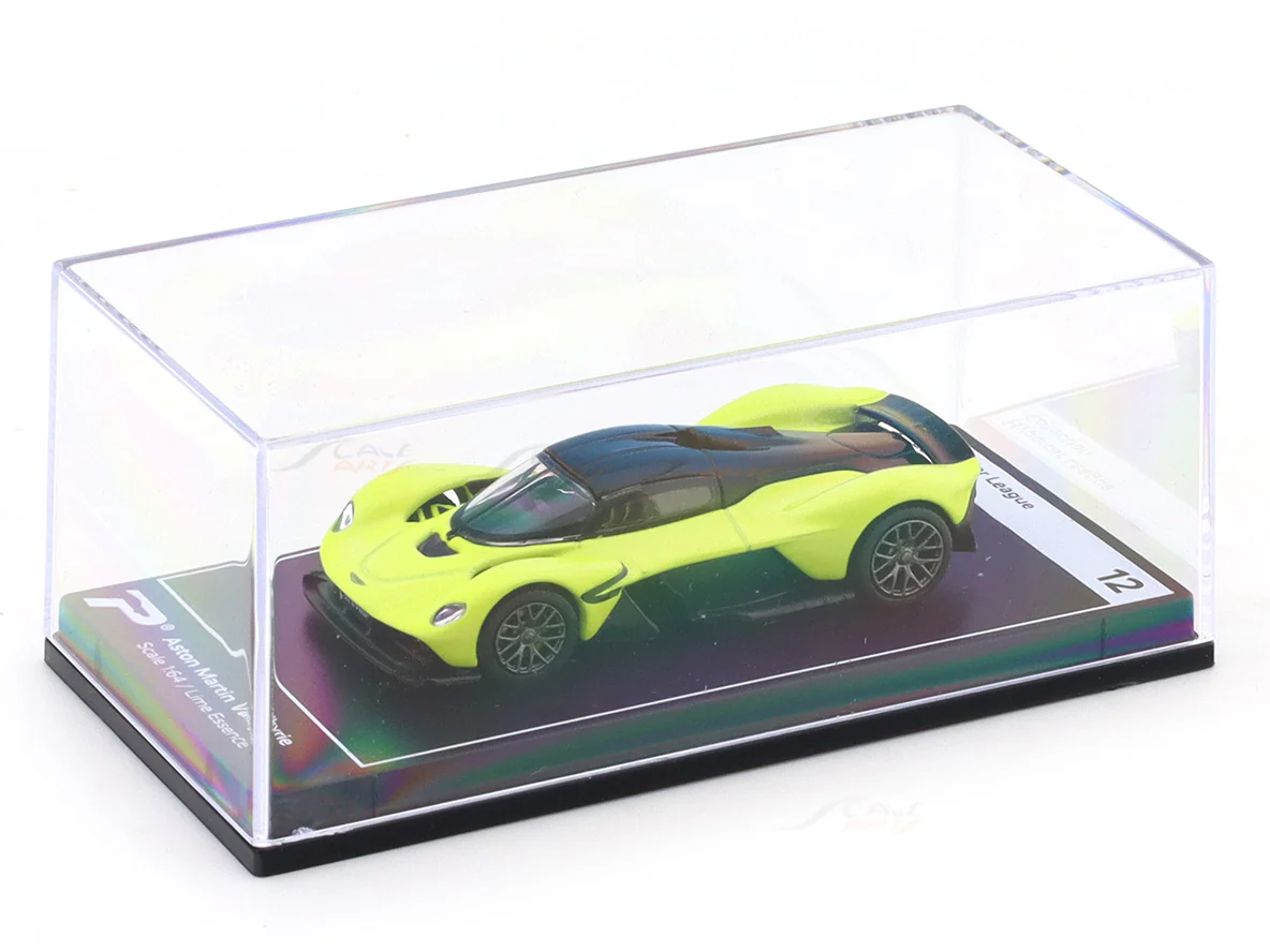 Aston-Martin Valkyrie lime essence 1:64 PosterCars licensed diecast scale model car miniature car - Image 7