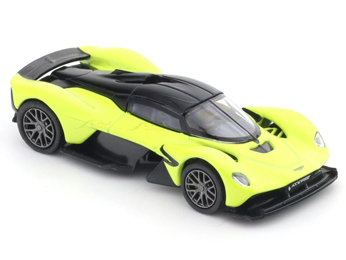 Aston-Martin Valkyrie lime essence 1:64 PosterCars licensed diecast scale model car miniature car - Image 9
