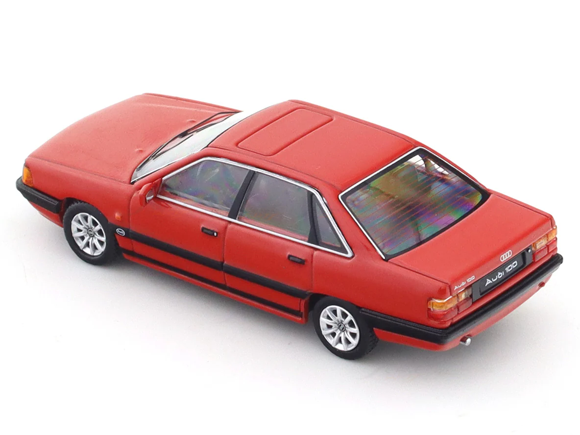 Audi 100 red 1:64 Rhino Model diecast scale model miniature car collectible - Image 8