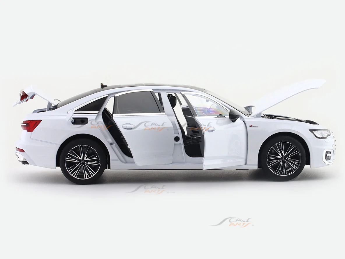 Audi A6 L White 1:18 QY Toys Licensed Diecast Scale Model | Car Replica - Image 5