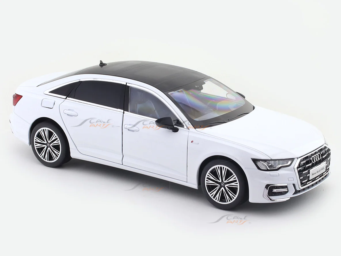 Audi A6 L White 1:18 QY Toys Licensed Diecast Scale Model | Car Replica - Image 7