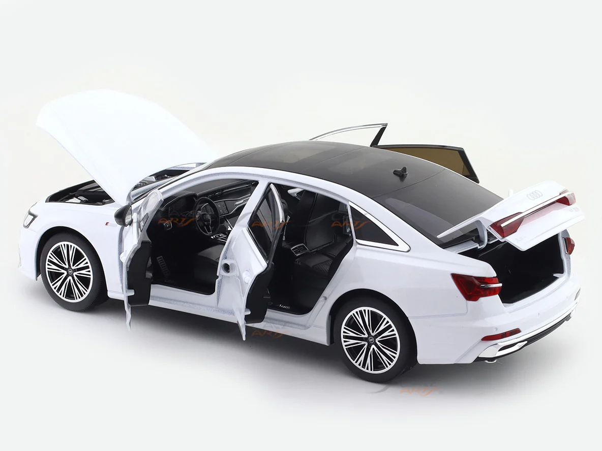 Audi A6 L White 1:18 QY Toys Licensed Diecast Scale Model | Car Replica - Image 8