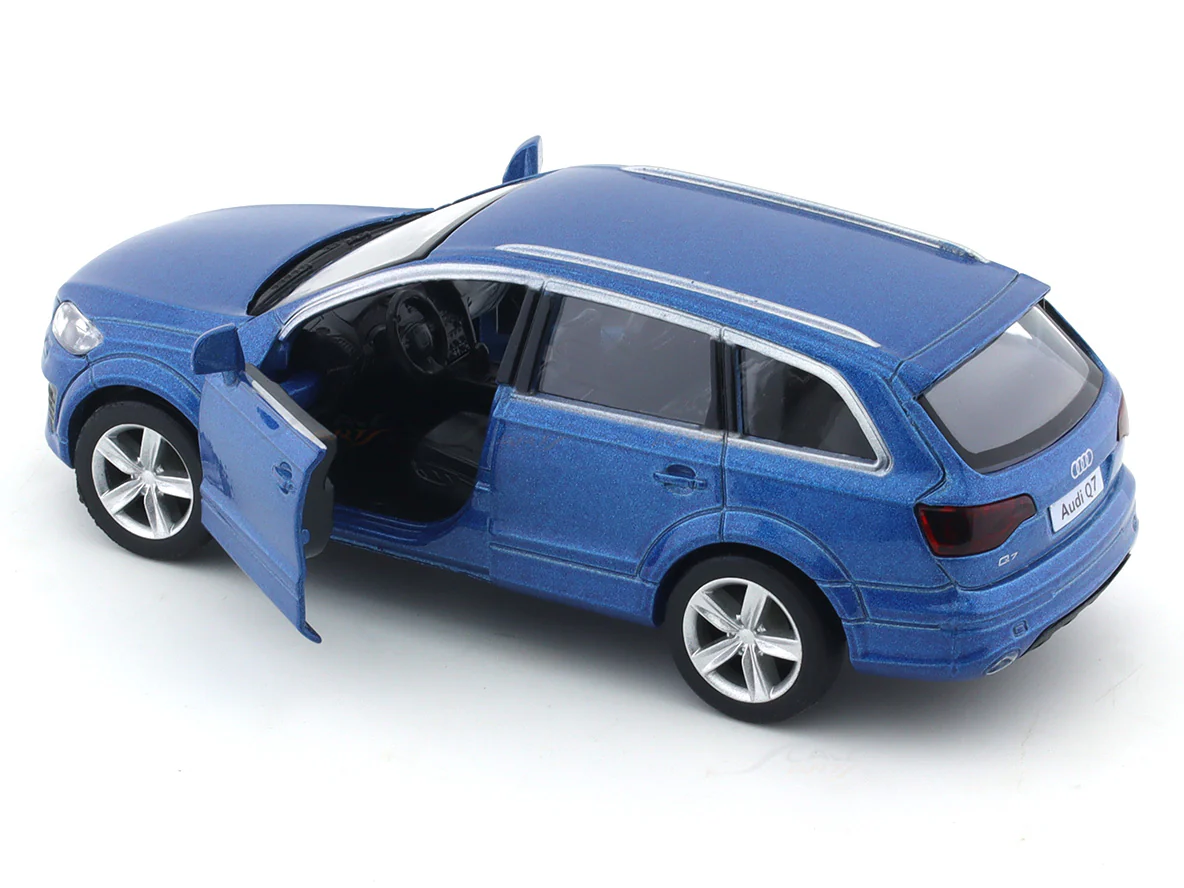 Audi Q7 blue 1:33-42 RMZ City 5 inch pullback diecast scale model car - Image 8