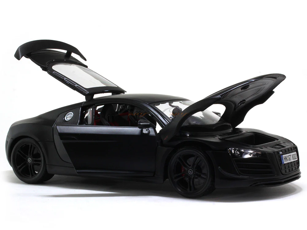 Audi R8 GT matte black 1:18 Maisto diecast Scale Model car - Image 12