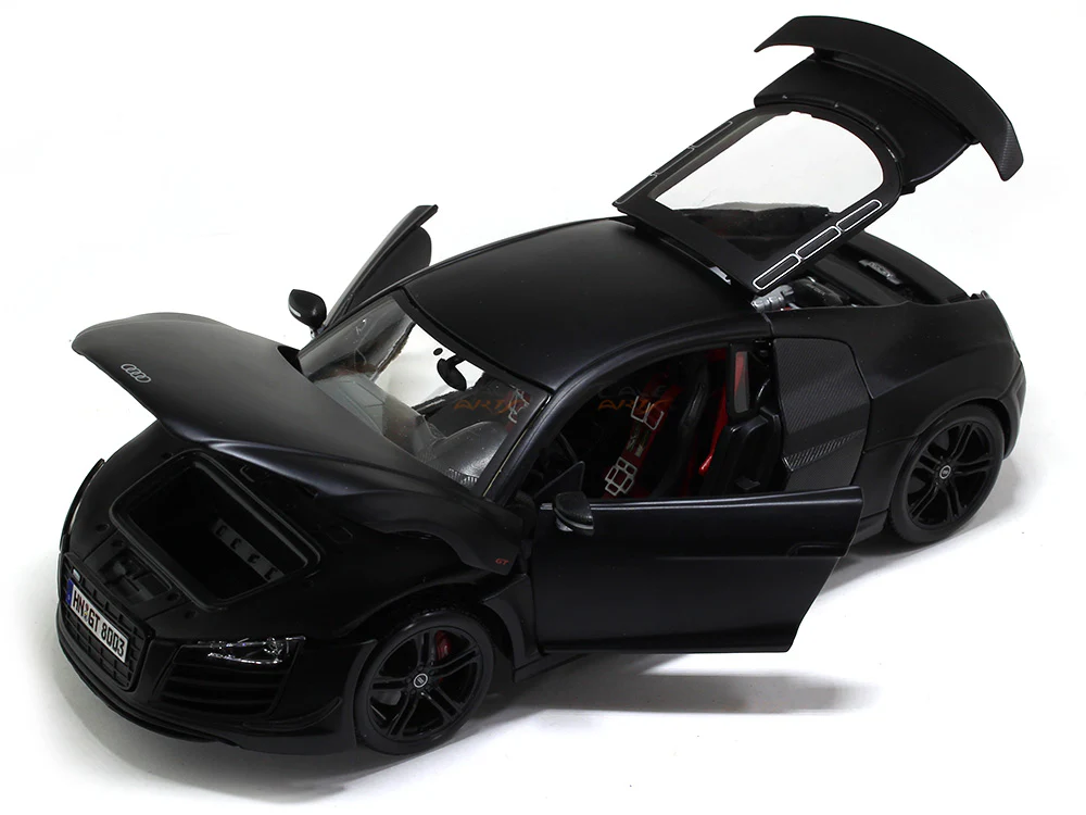 Audi R8 GT matte black 1:18 Maisto diecast Scale Model car - Image 15