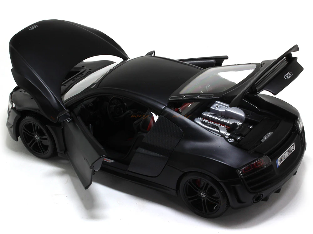 Audi R8 GT matte black 1:18 Maisto diecast Scale Model car - Image 16