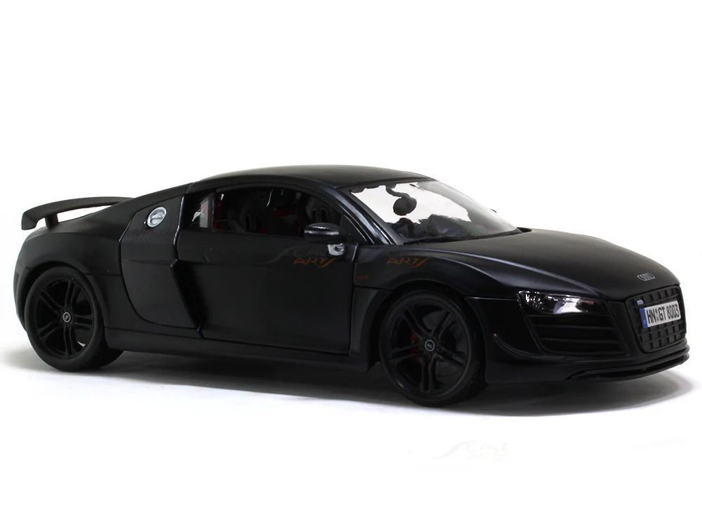 Audi R8 GT matte black 1:18 Maisto diecast Scale Model car - Image 6