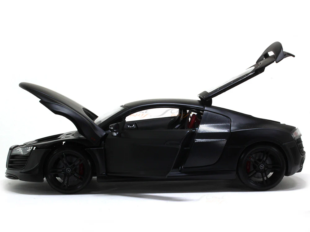 Audi R8 GT matte black 1:18 Maisto diecast Scale Model car - Image 8