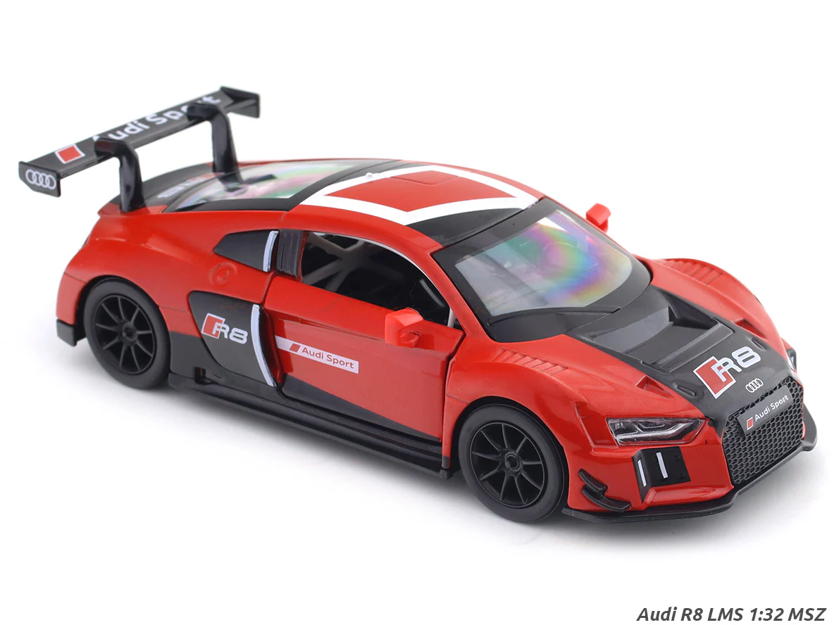 Audi R8 LMS red 1:32 MSZ licensed diecast Scale Model car collectible - Image 10