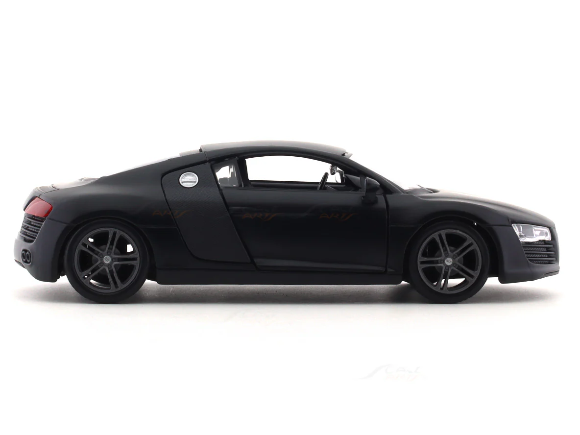 Audi R8 matte black 1:24 Maisto licensed diecast Scale Model car - Image 5