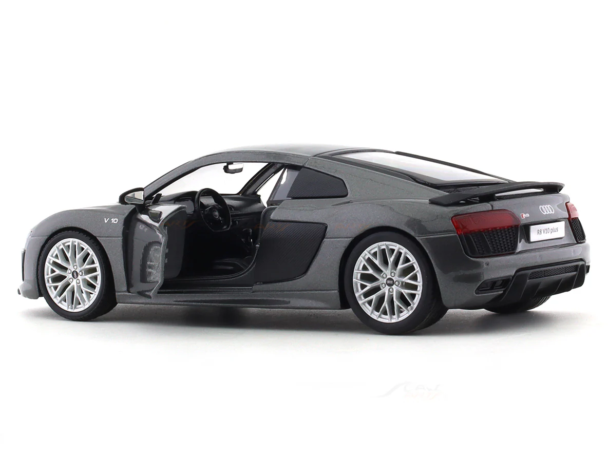 Audi R8 V10 Plus grey 1:24 Maisto licensed diecast Scale Model car - Image 10