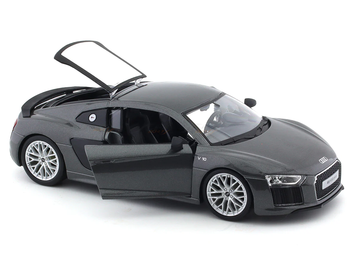 Audi R8 V10 Plus grey 1:24 Maisto licensed diecast Scale Model car - Image 16