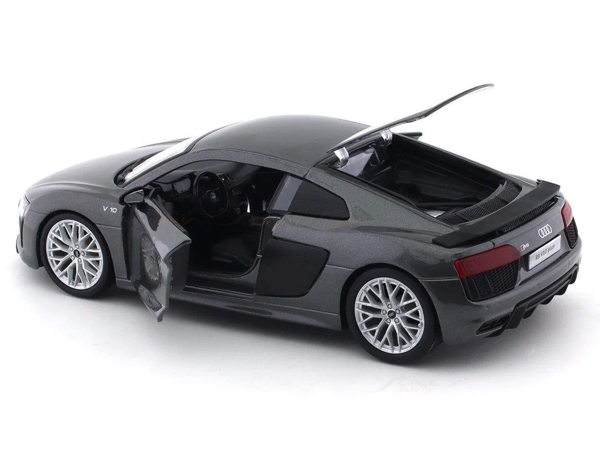 Audi R8 V10 Plus grey 1:24 Maisto licensed diecast Scale Model car - Image 17