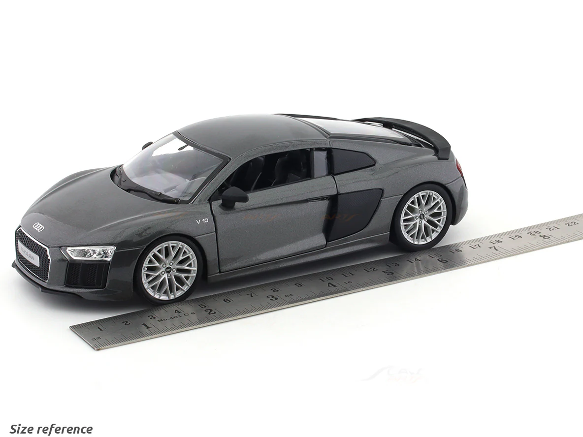Audi R8 V10 Plus grey 1:24 Maisto licensed diecast Scale Model car - Image 19