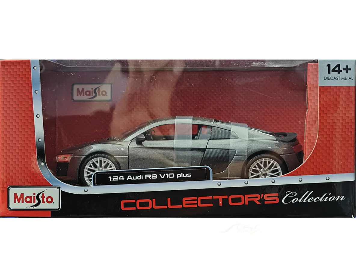 Audi R8 V10 Plus grey 1:24 Maisto licensed diecast Scale Model car - Image 20