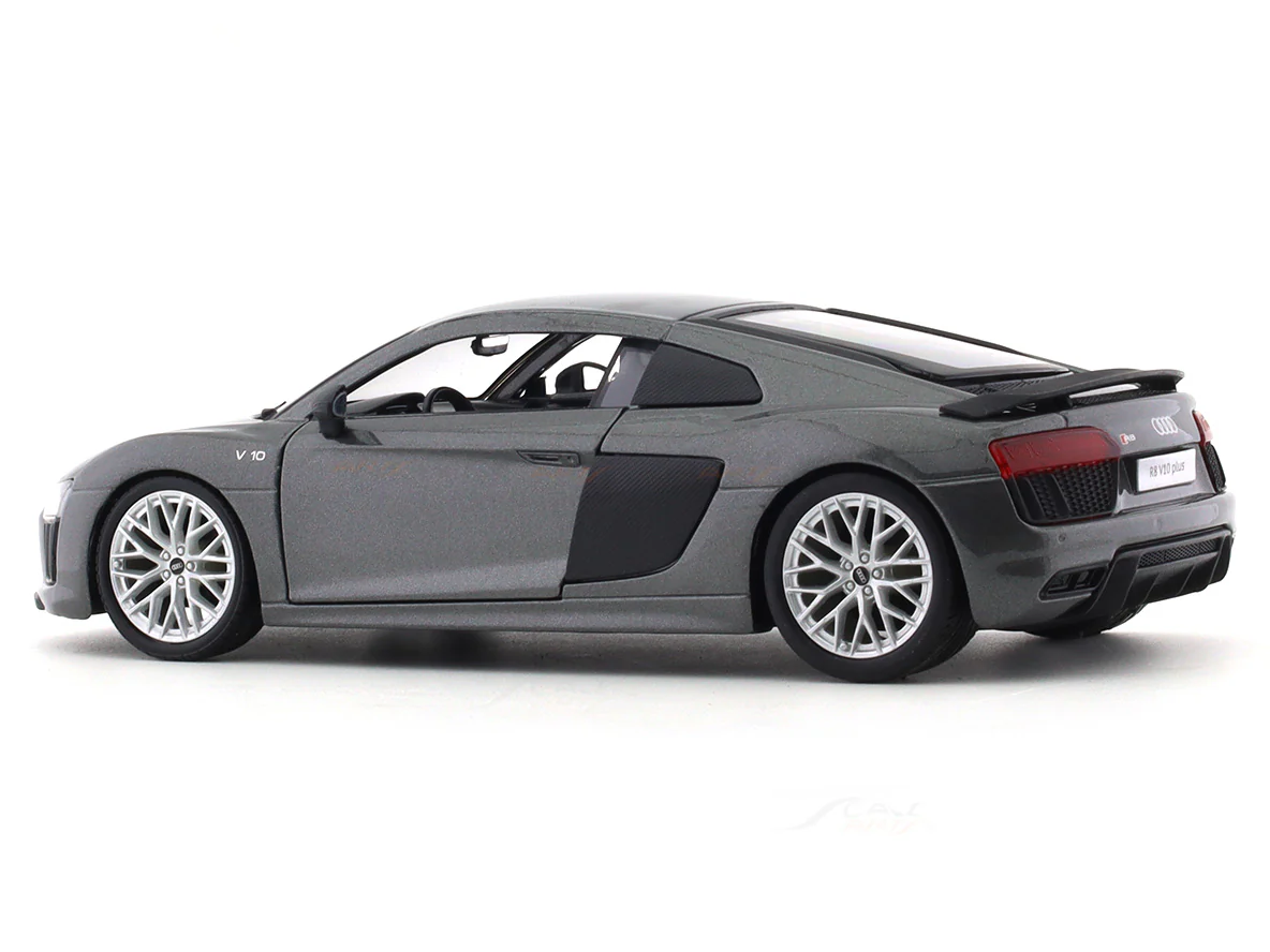 Audi R8 V10 Plus grey 1:24 Maisto licensed diecast Scale Model car - Image 3