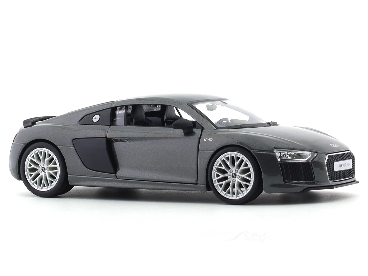 Audi R8 V10 Plus grey 1:24 Maisto licensed diecast Scale Model car - Image 6