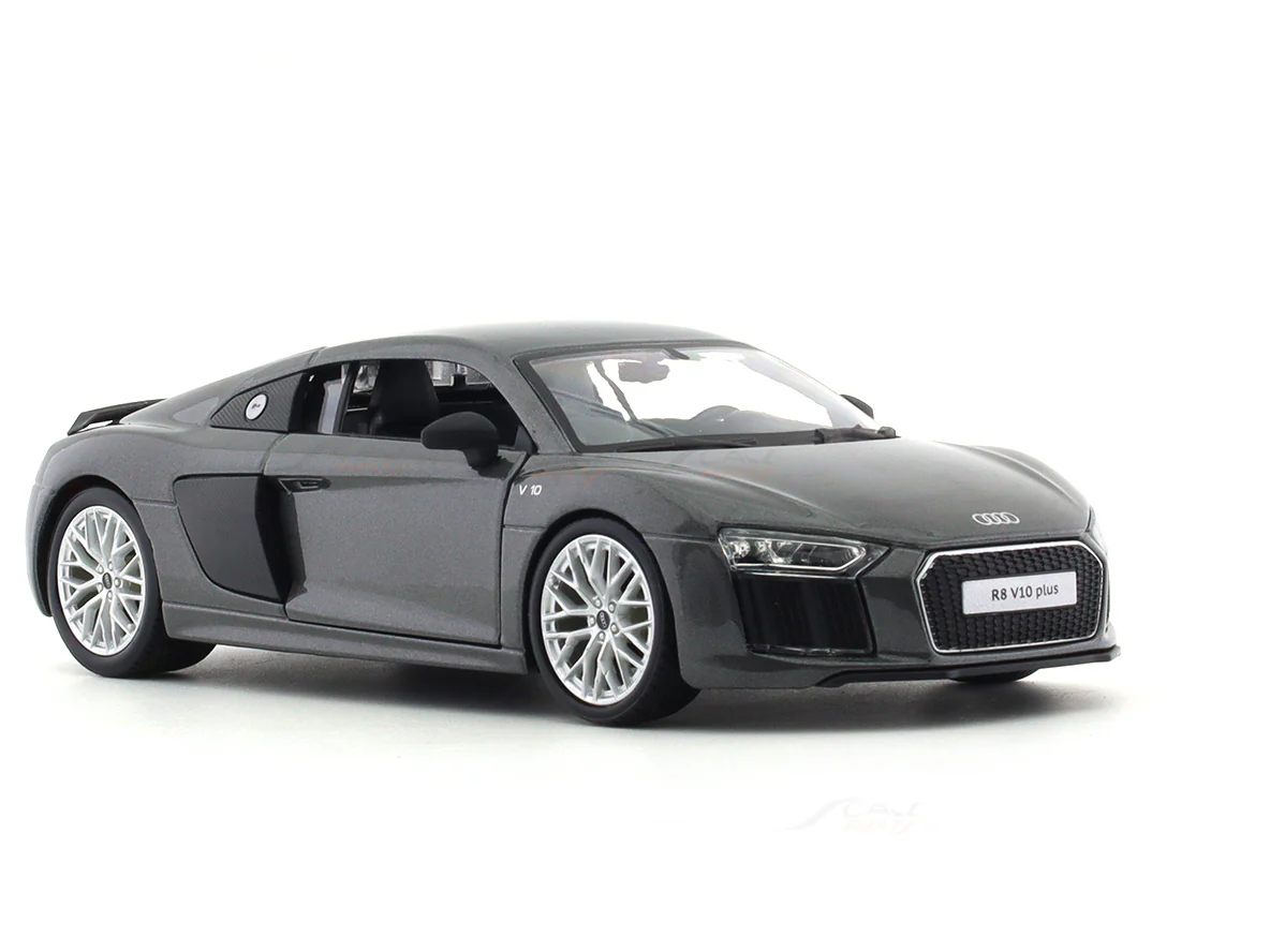 Audi R8 V10 Plus grey 1:24 Maisto licensed diecast Scale Model car - Image 7
