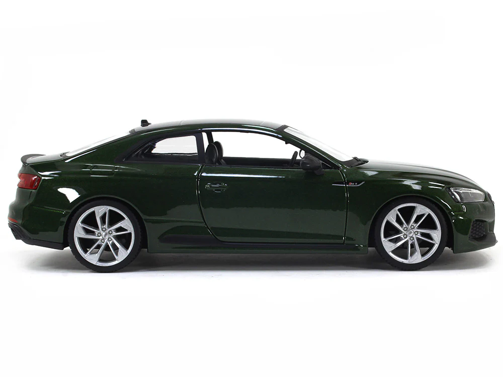 Audi RS 5 Coupe Green 1:24 Bburago diecast scale model car - Image 5