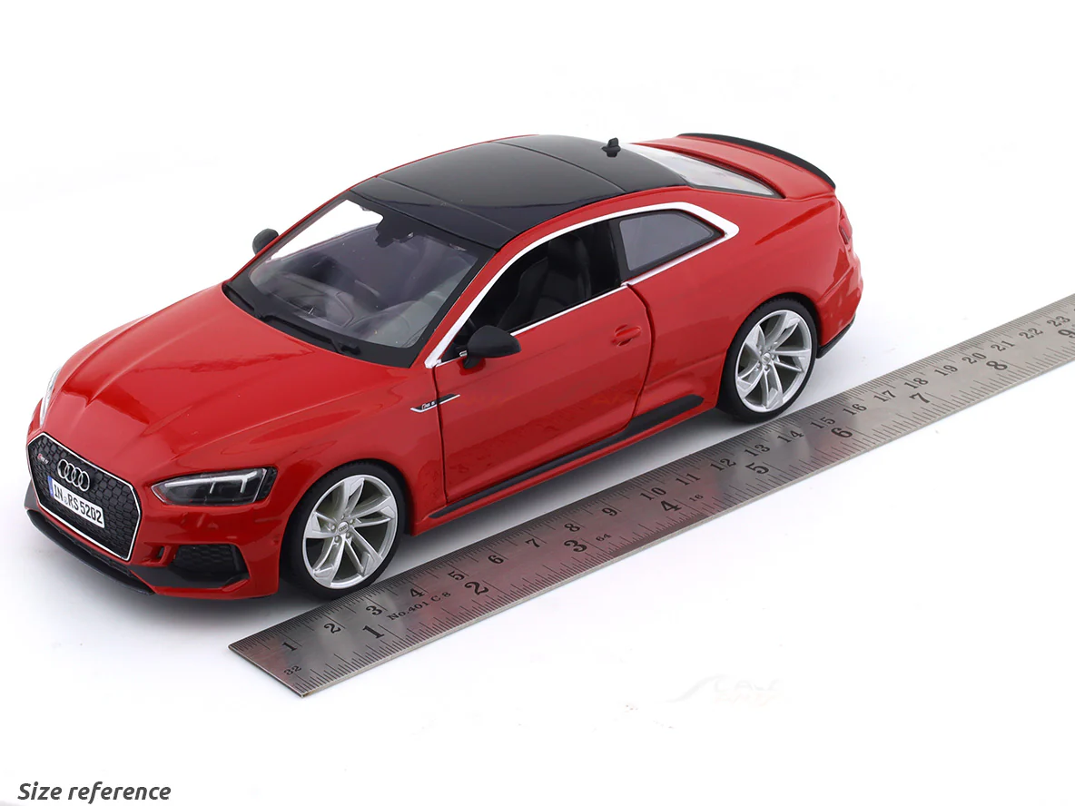 Audi RS 5 Coupe Red 1:24 Bburago licensed diecast Scale Model car - Image 15