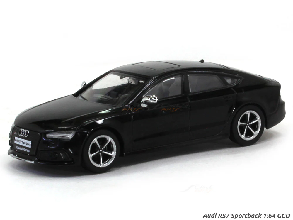 Audi RS7 Sportback black 1:64 GCD diecast scale miniature car