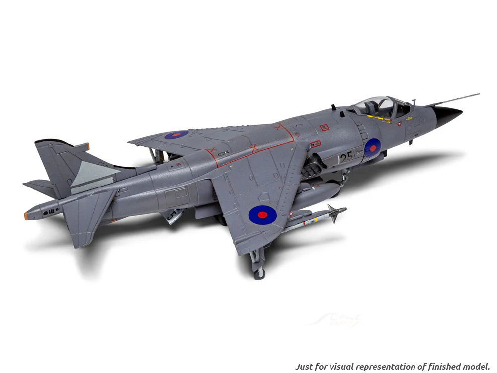 BAe Sea Harrier FRS 1 1:72 Airfix plastic model kit fighter jet - Image 6