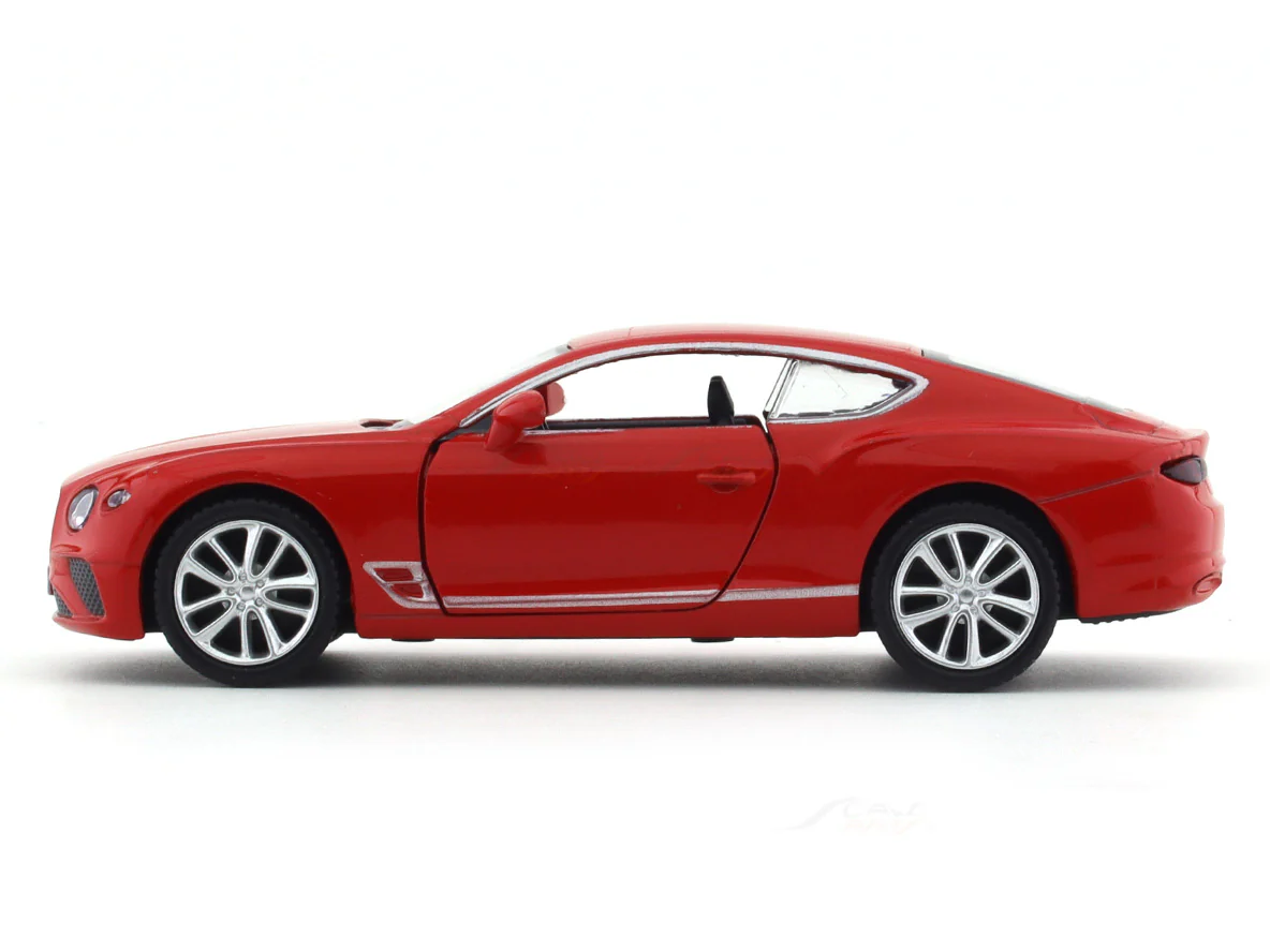 Bentley Continental GT V8 red 1:36 Super Fast pull back car scale model - Image 2