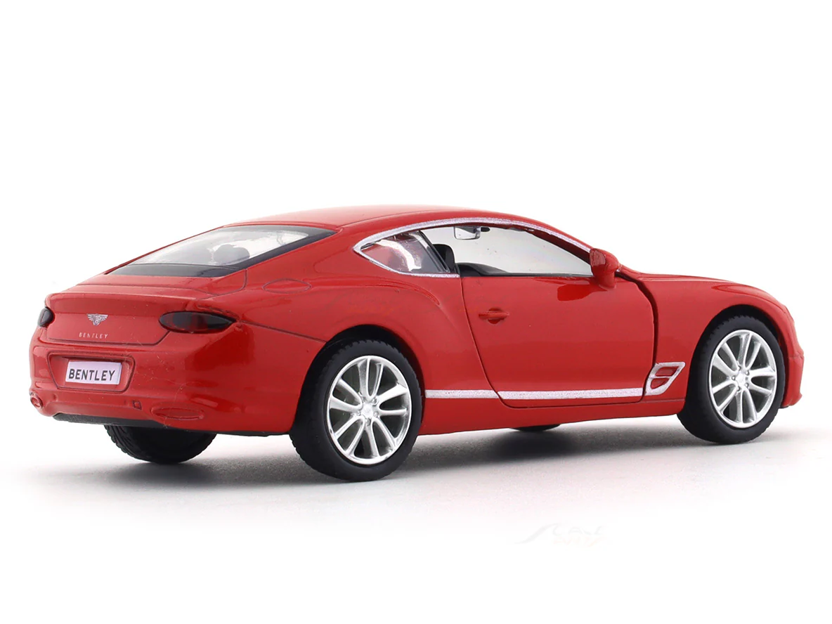 Bentley Continental GT V8 red 1:36 Super Fast pull back car scale model - Image 4