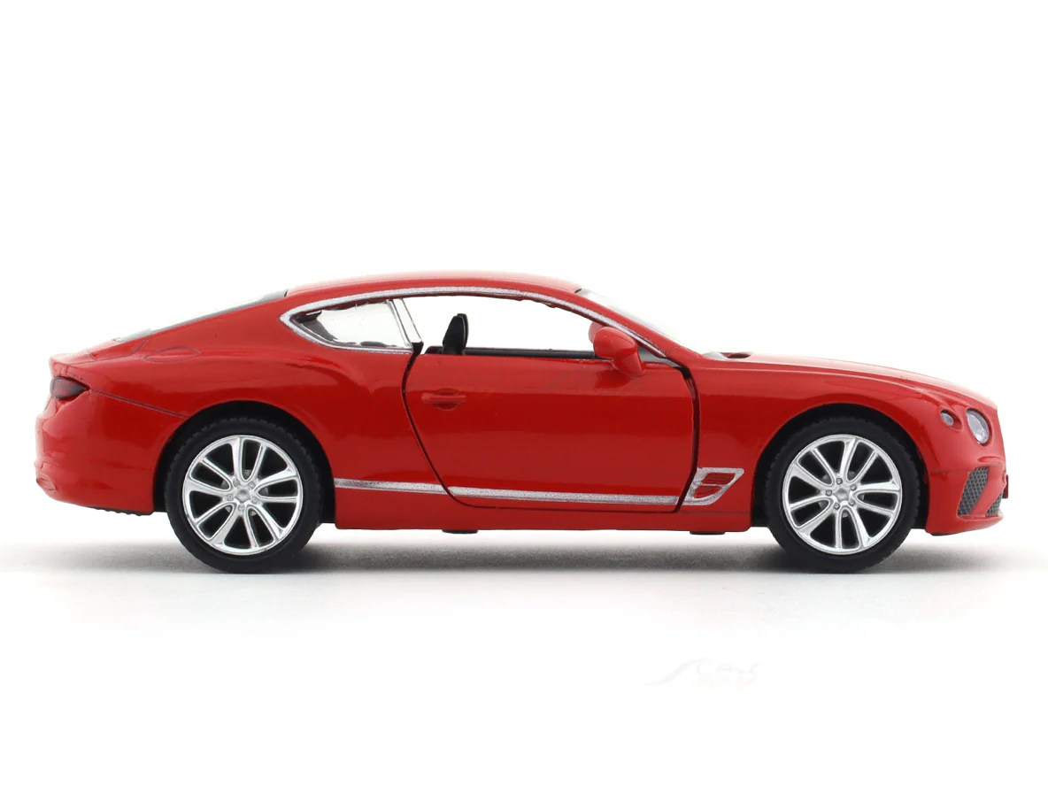 Bentley Continental GT V8 red 1:36 Super Fast pull back car scale model - Image 5