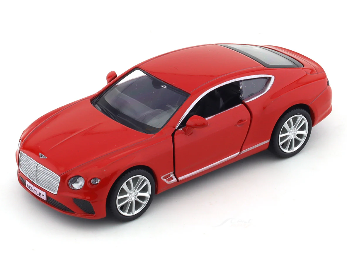 Bentley Continental GT V8 red 1:36 Super Fast pull back car scale model - Image 7
